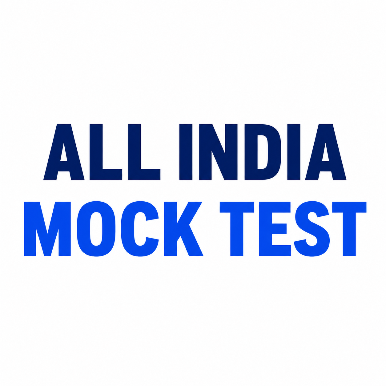 All India Mock Test Trials